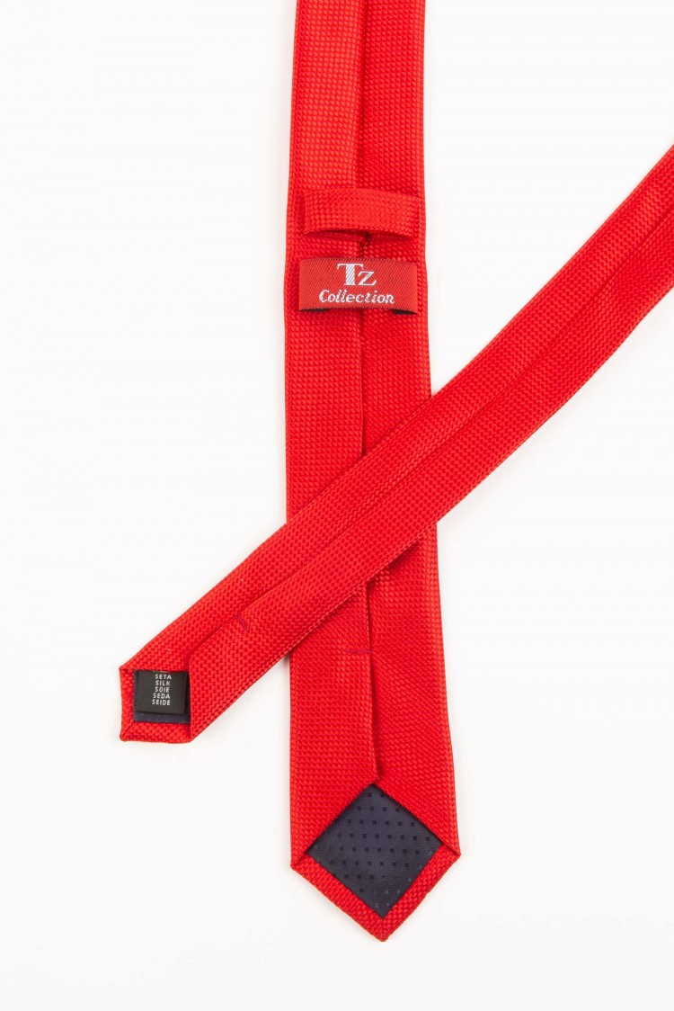 Corbata seda  pala estrecha