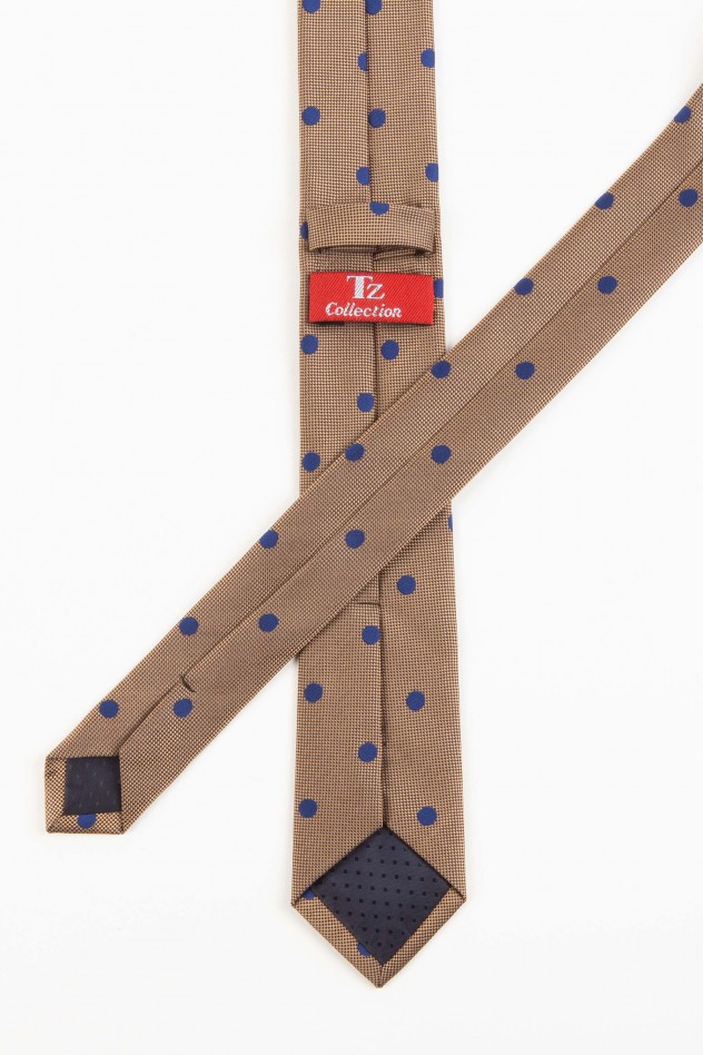 Corbata seda pala estrecha