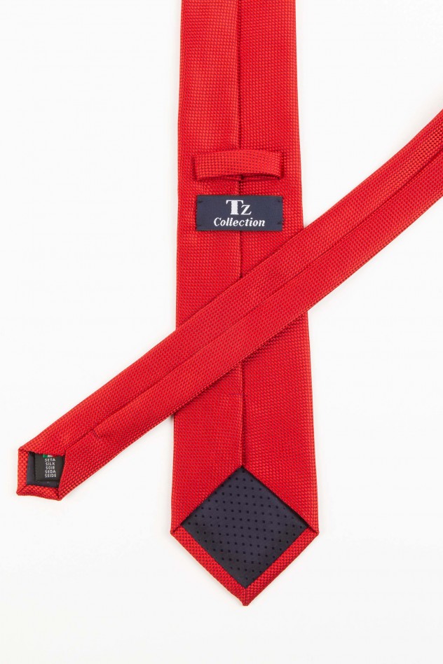 Corbata seda pala ancha