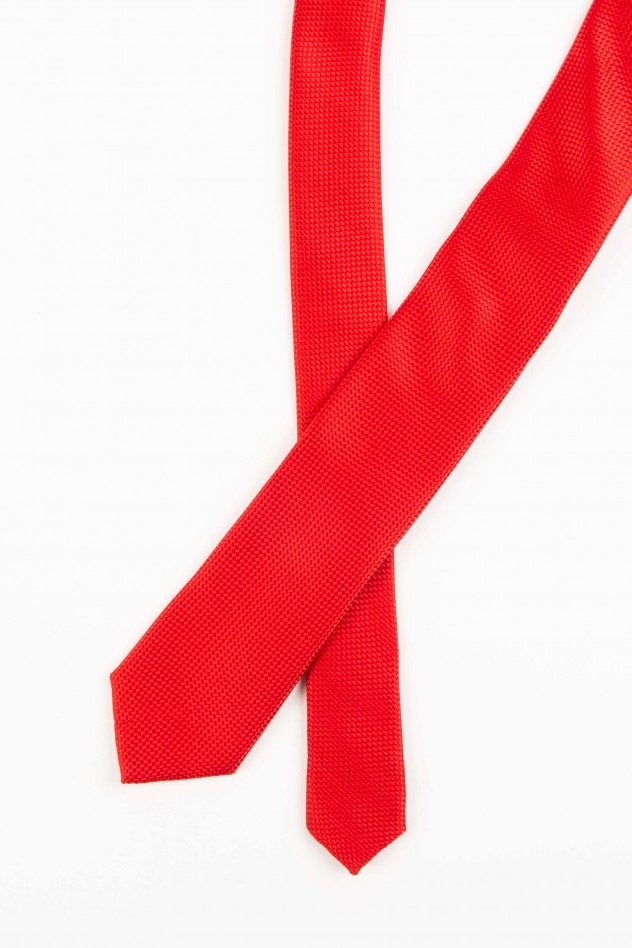 Corbata seda  pala estrecha