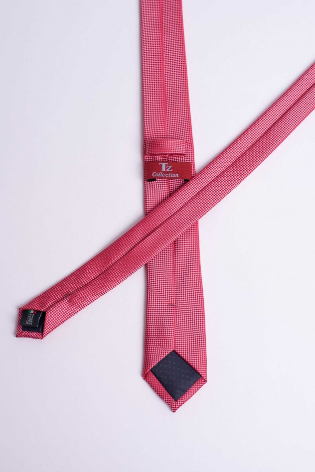 Corbata seda pala estrecha