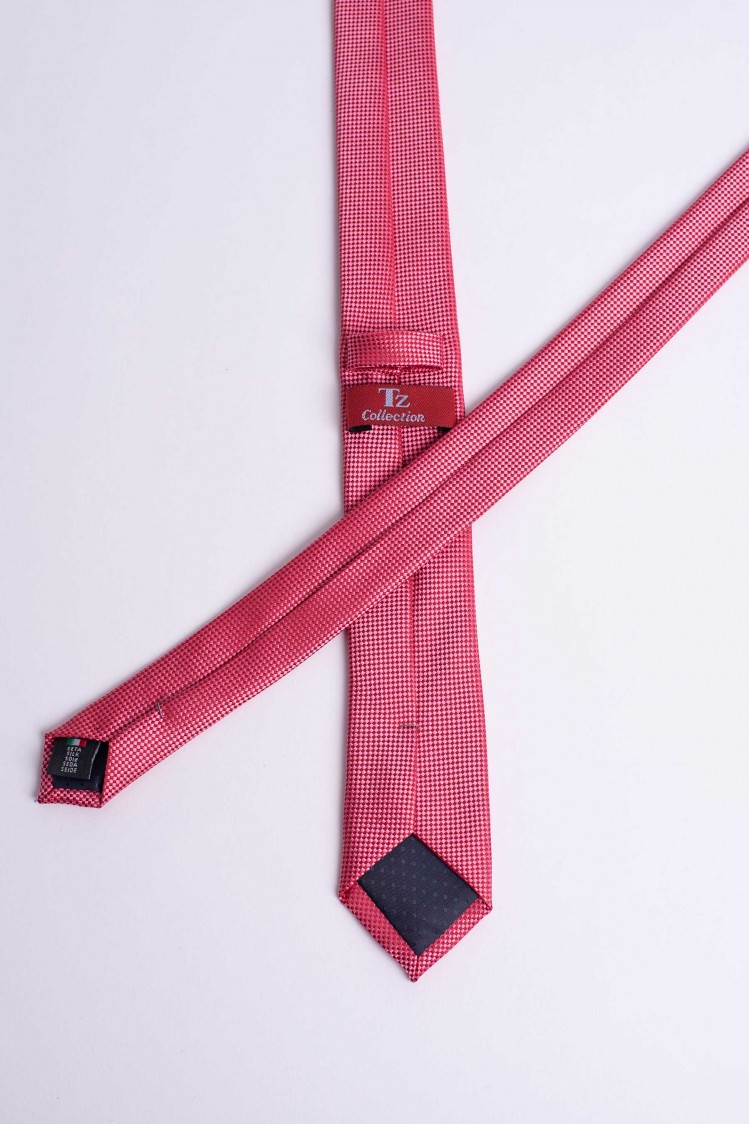 Corbata seda pala estrecha