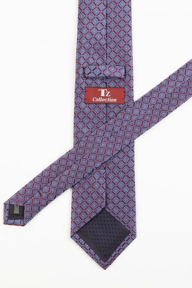 Corbata seda pala ancha