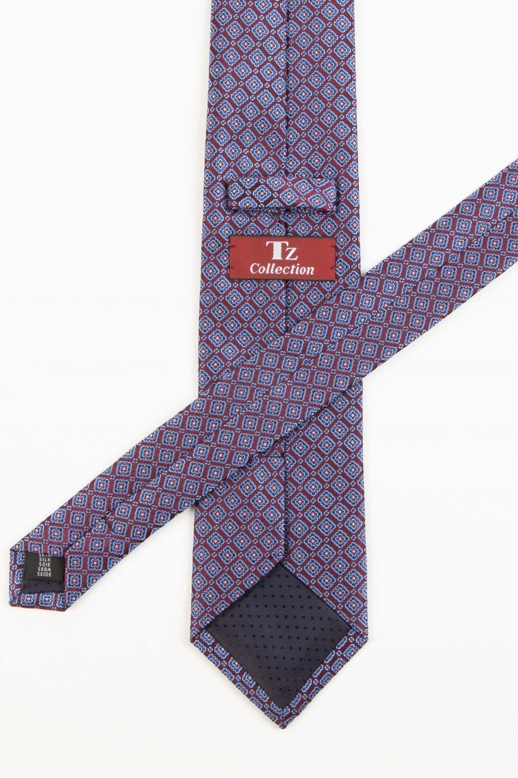 Corbata seda pala ancha