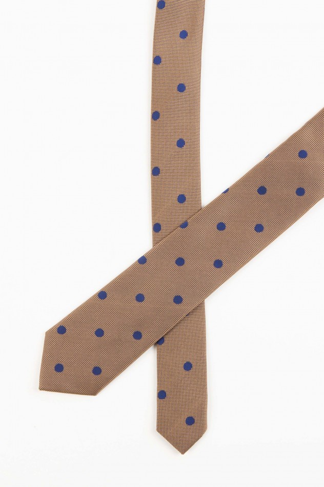 Corbata seda pala estrecha