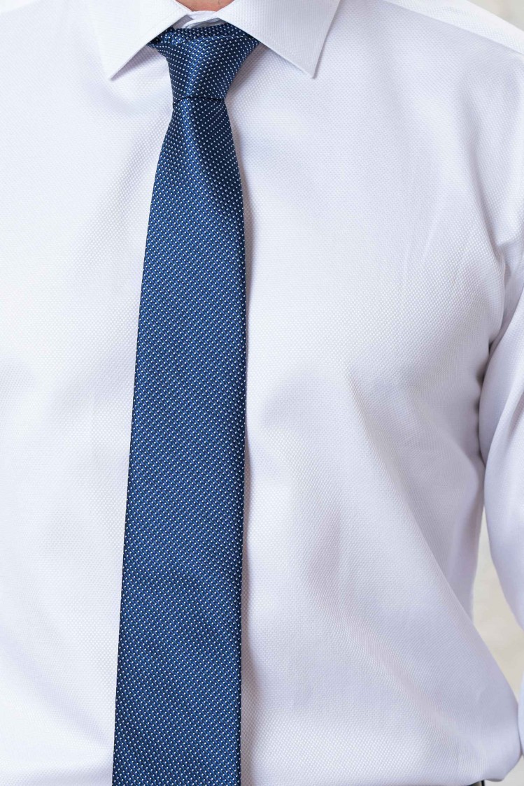 Camisa de vestir semientallada de microestructura