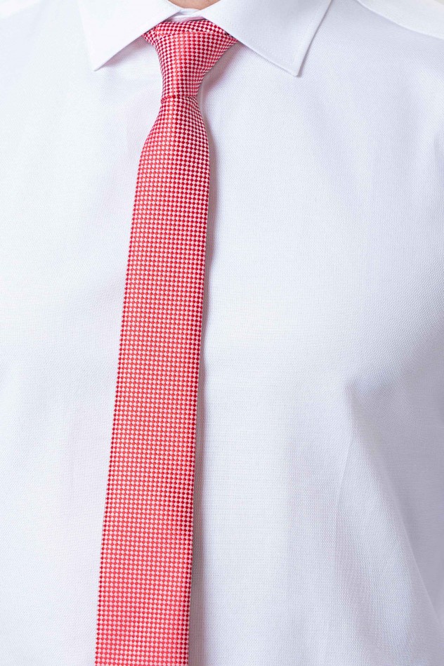 Camisa de vestir entallada falso liso