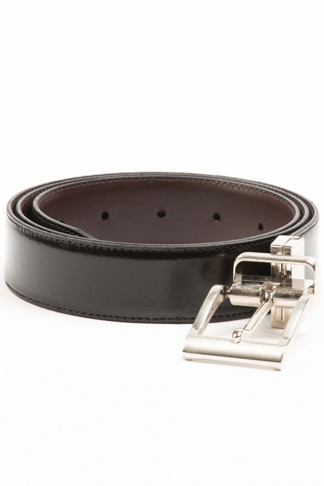 Cinturón de piel reversible