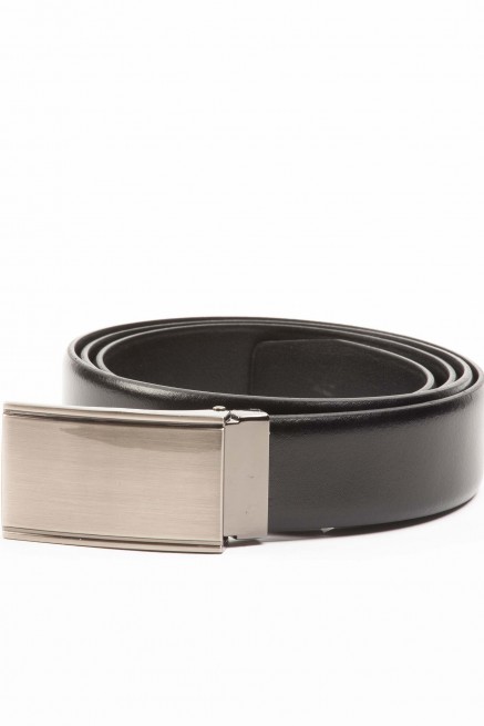 Cinturón de piel con...