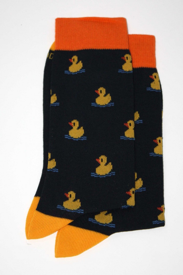 Calcetín fantasía patitos