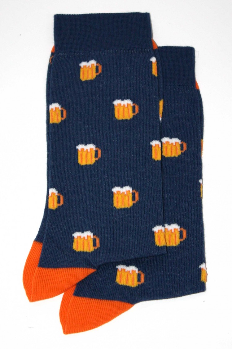 Calcetín fantasía jarras cerveza