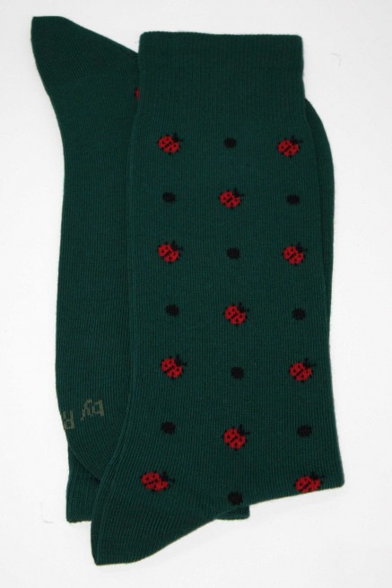 Calcetín fantasía mariquitas 2