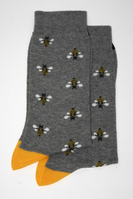 Calcetín fantasía abejas