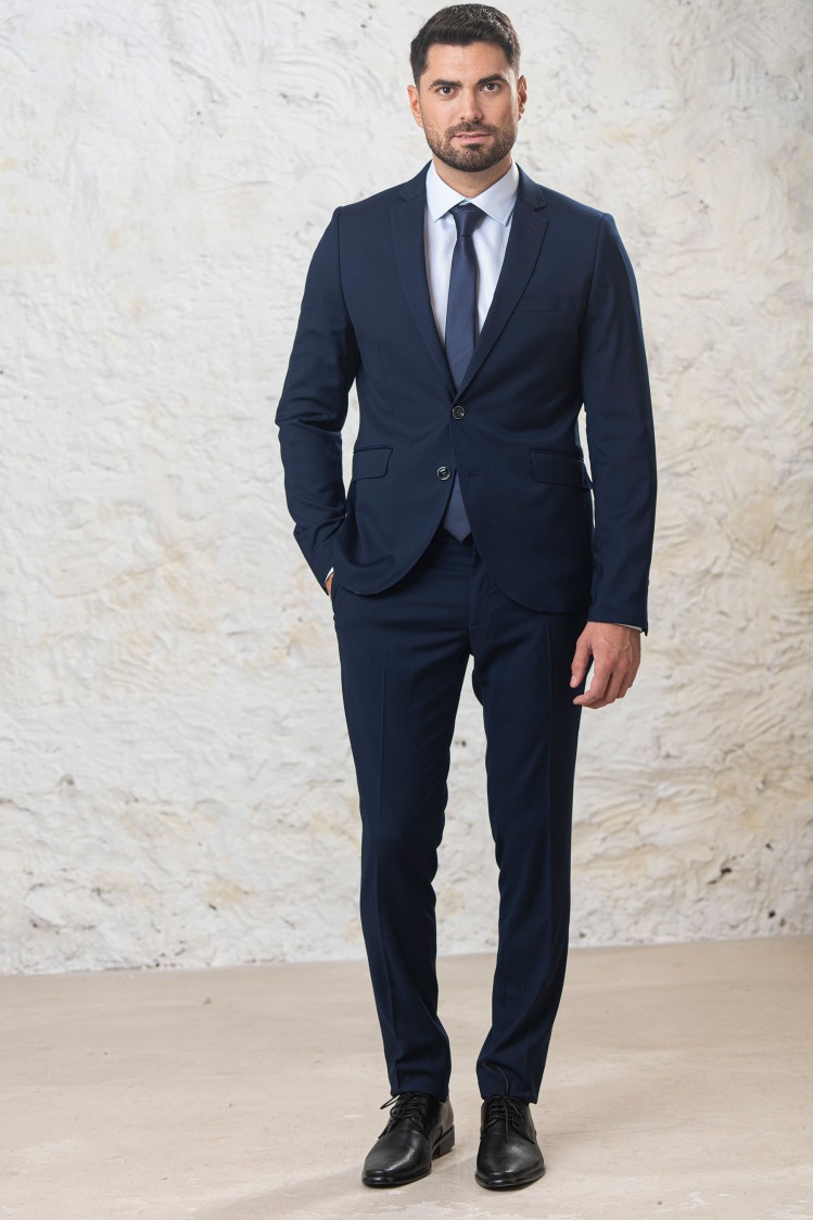 Traje liso elástico Extra Slim