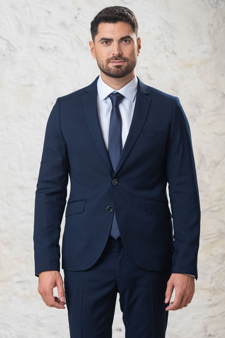 Traje liso elástico Extra Slim