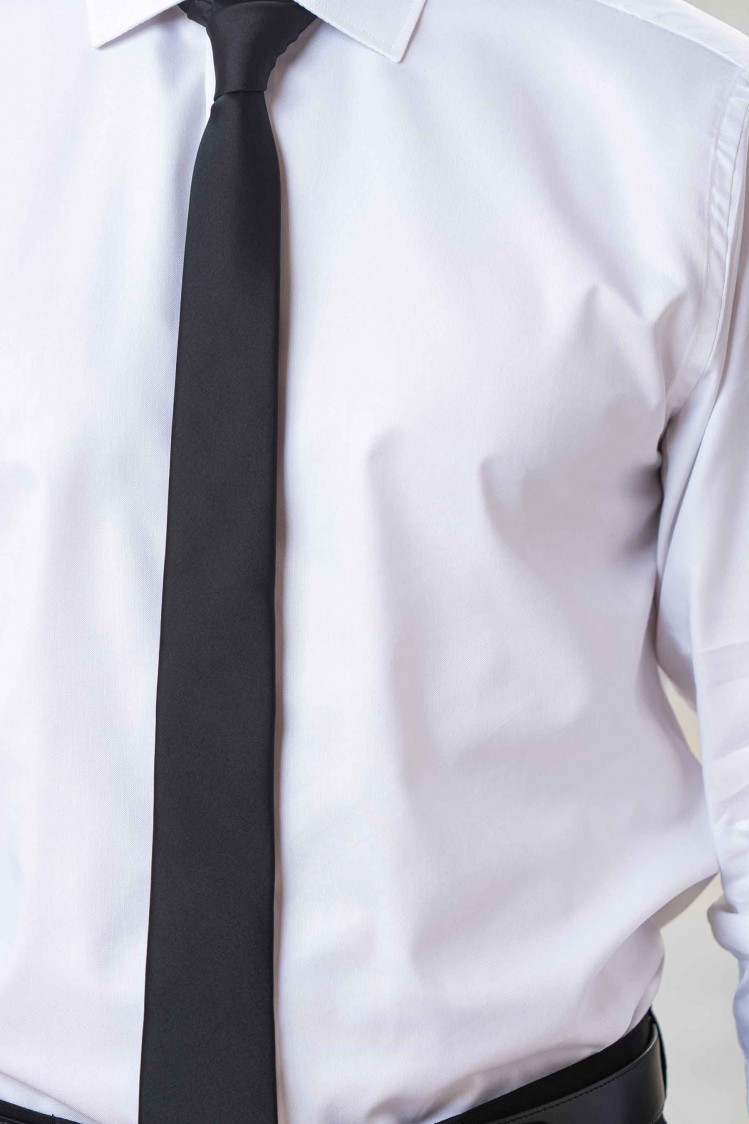 Camisa de vestir semientallada mini oxford