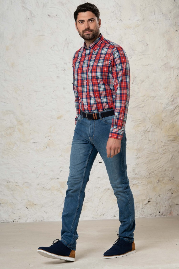 Jeans Slim Fit confort elásticos