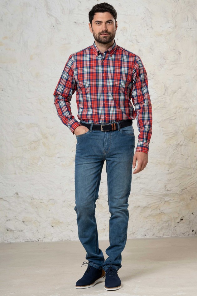 Jeans Slim Fit confort elásticos