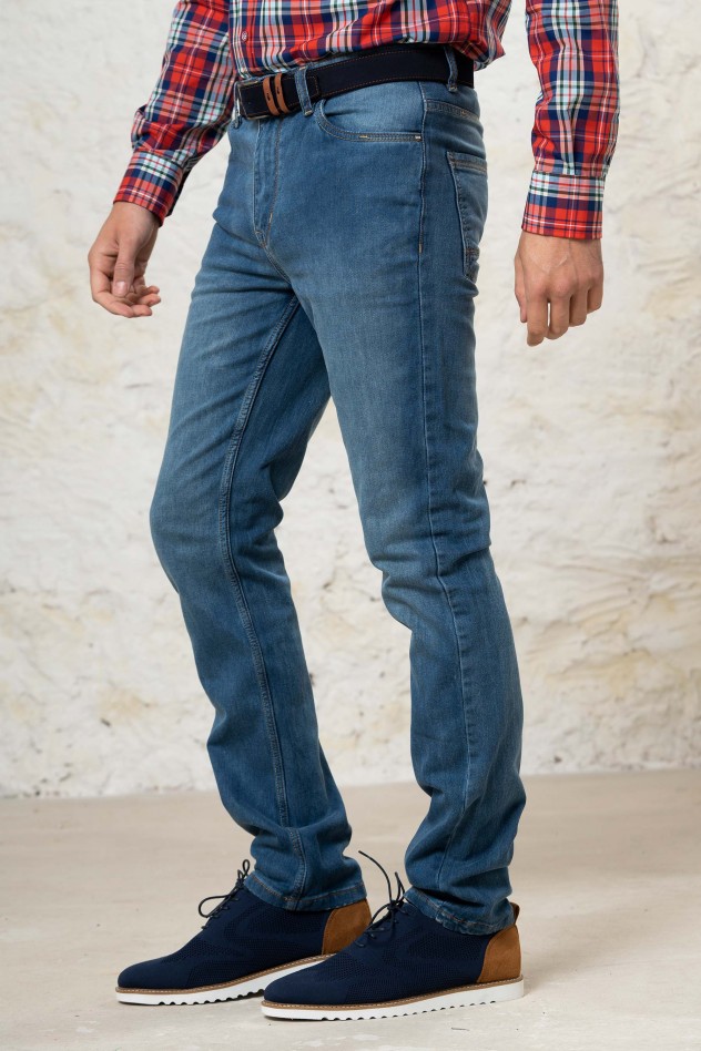 Jeans Slim Fit confort elásticos