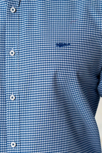 Camisa semientallada cuadro... 2