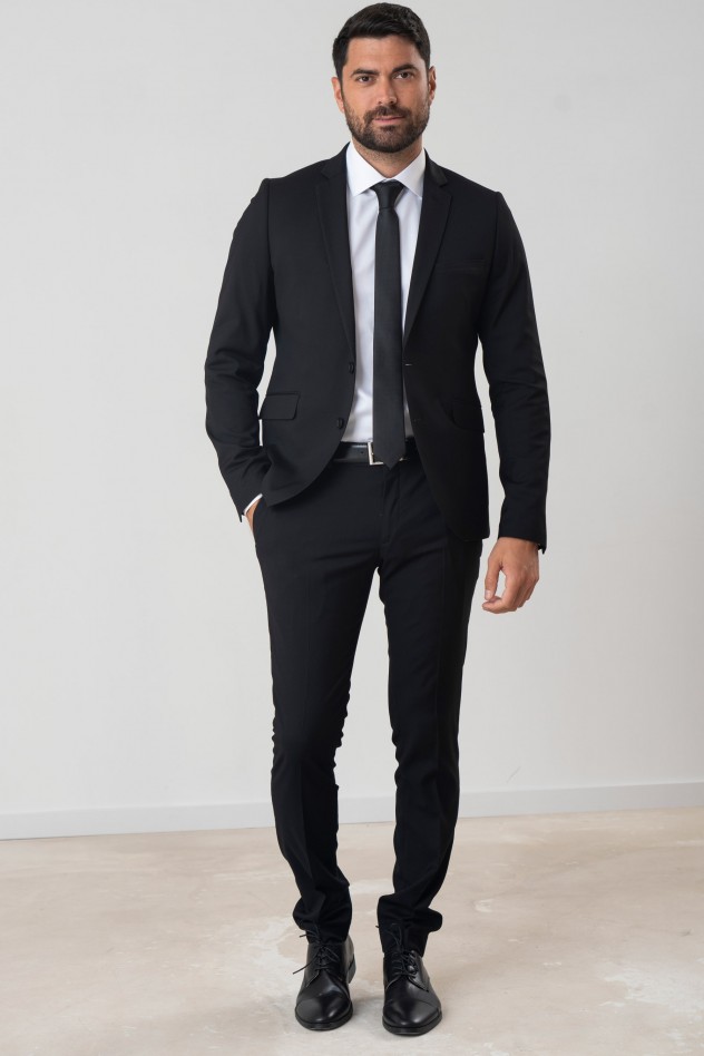 Traje liso elástico Extra Slim