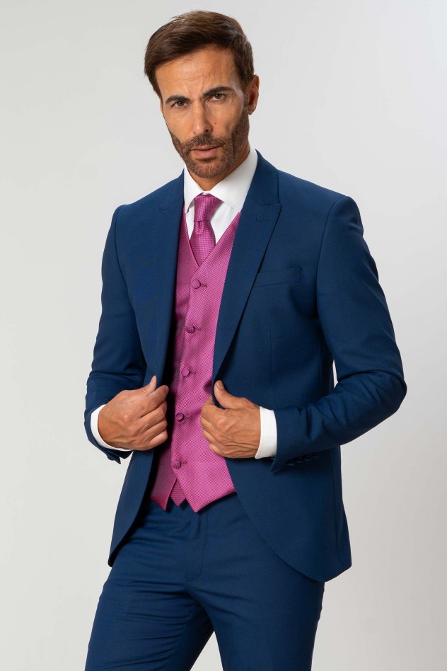 Traje de ceremonia elástico Slim Fit