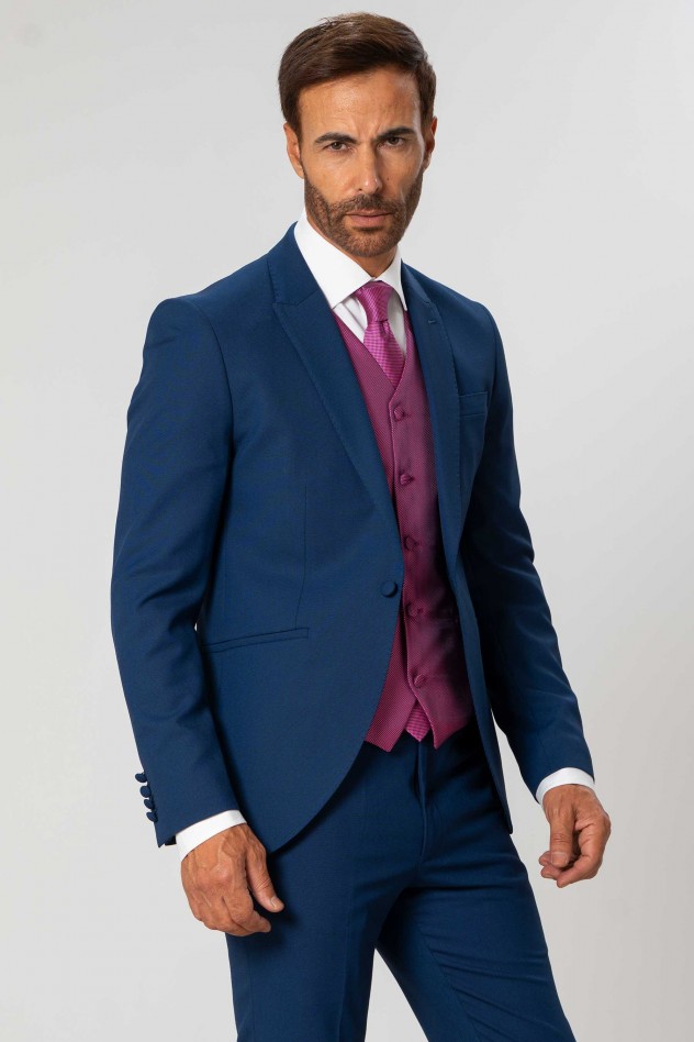 Traje de ceremonia elástico Slim Fit