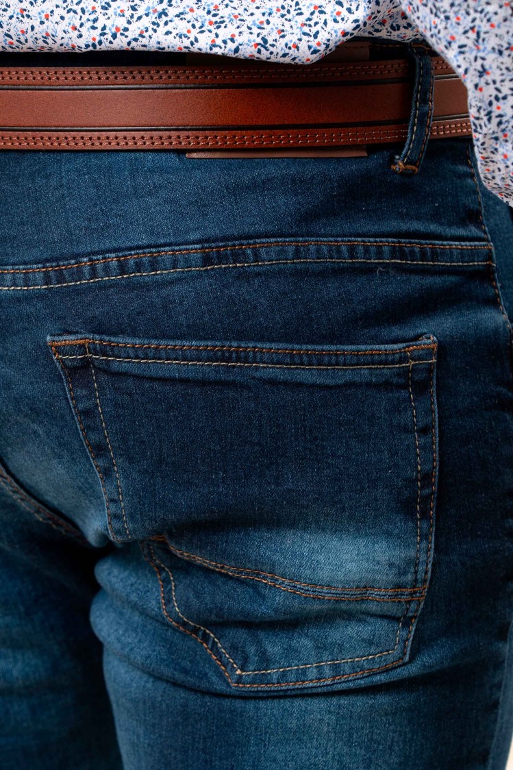 Pantalón tejano elástico Slim Fit