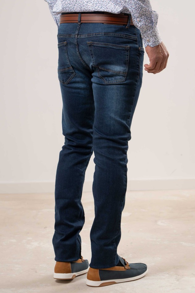 Pantalón tejano elástico Slim Fit