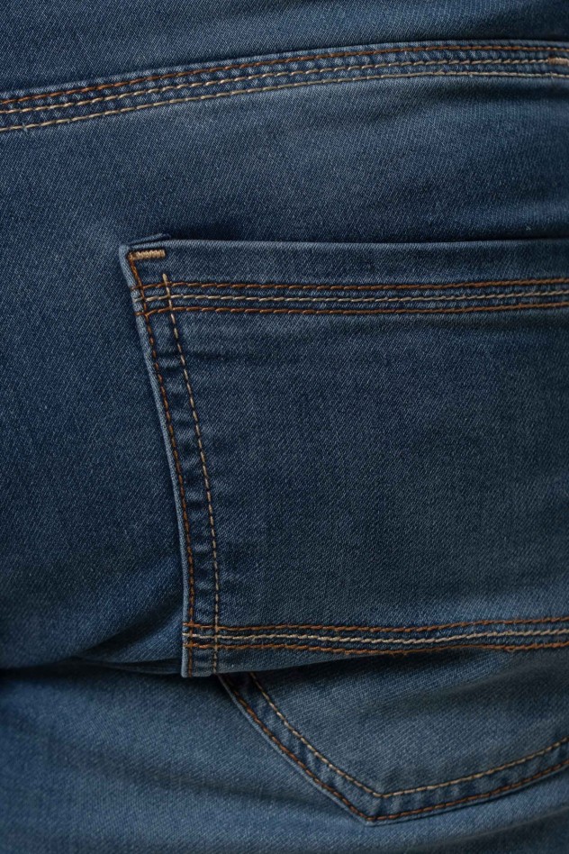 Pantalón tejano elástico azul medio...