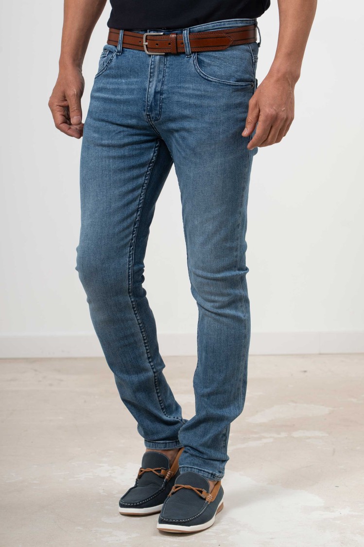 Pantalón denim elástico Skinny Fit