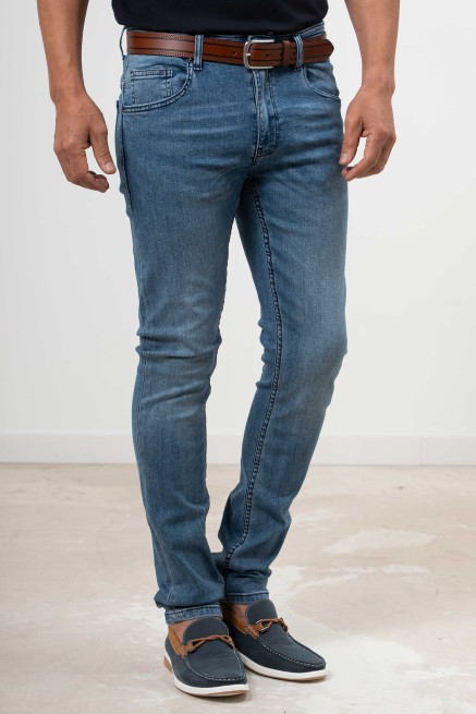 Pantalón denim elástico... 2