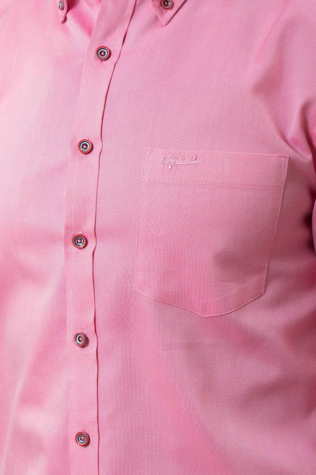 Camisa sport mini oxford semientallada