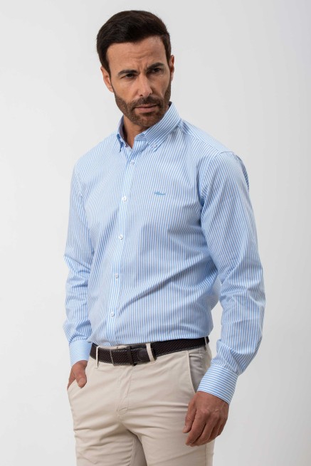 Camisa semientallada listas...