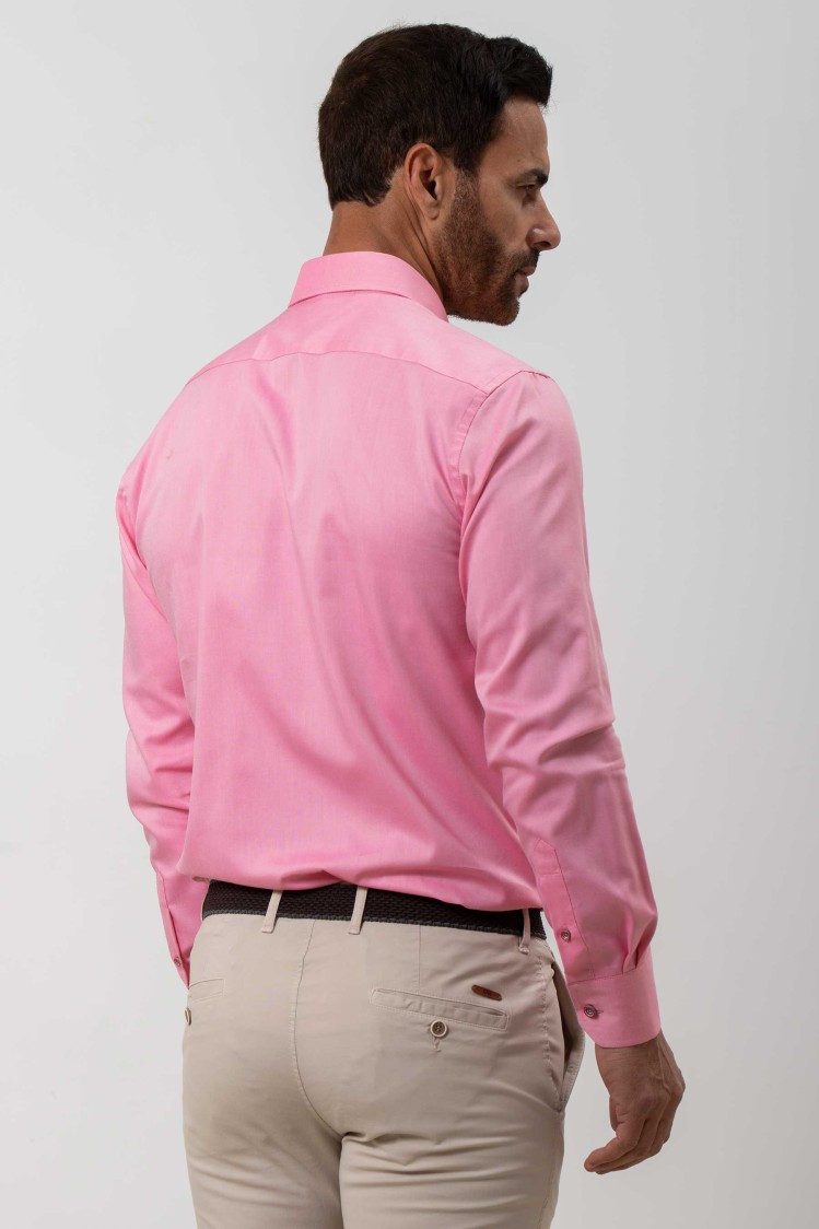 Camisa sport mini oxford semientallada