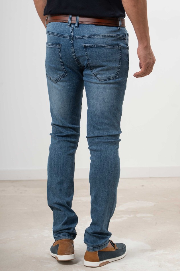 Pantalón denim elástico Skinny Fit