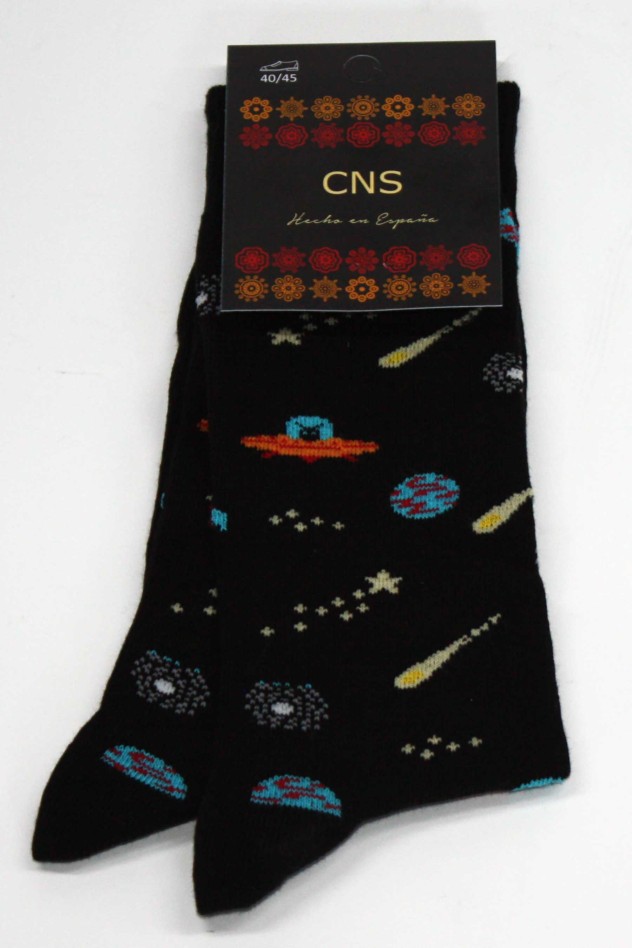 Calcetín fantasía espacial