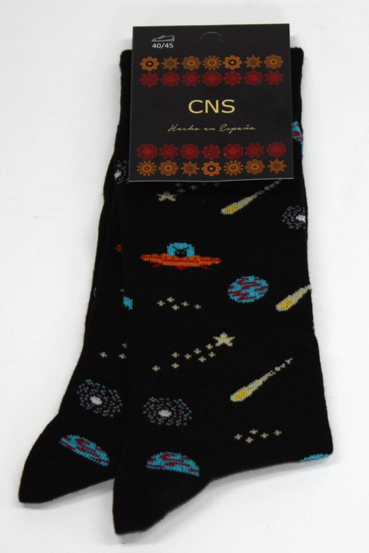 Calcetín fantasía espacial