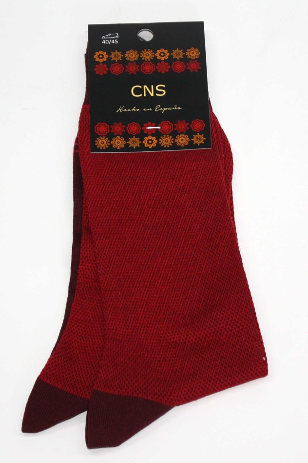 Calcetín micro puntillé