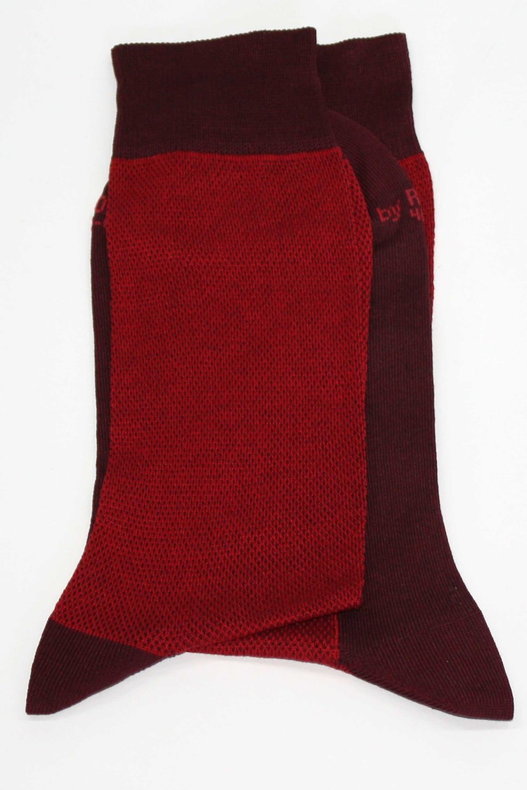 Calcetín micro puntillé