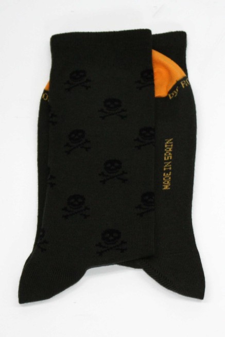 Calcetín fantasía calaveras 2