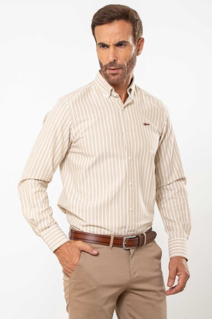 Camisa semientallada listas...