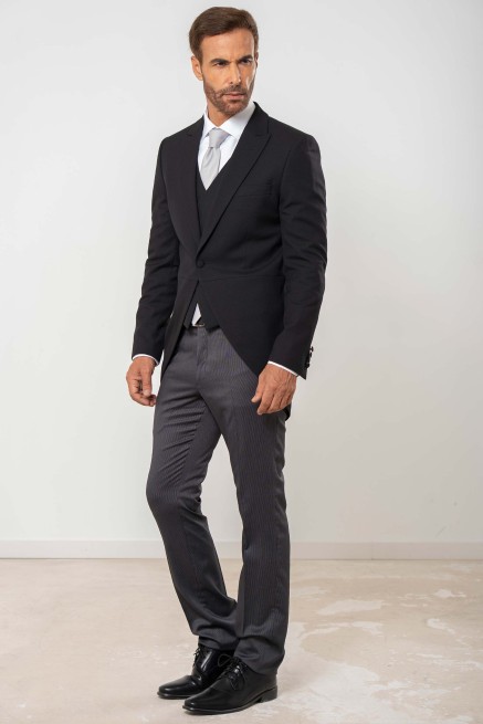 Chaqué micropuntillé Slim Fit 2