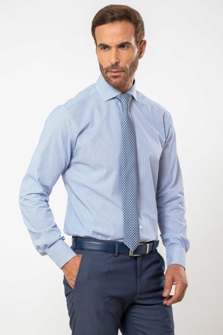 Camisa semientallada listas...