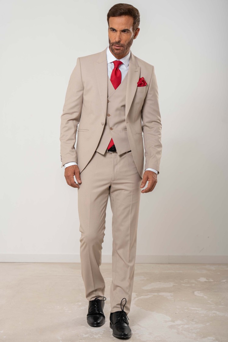 Traje de ceremonia elástico Slim Fit