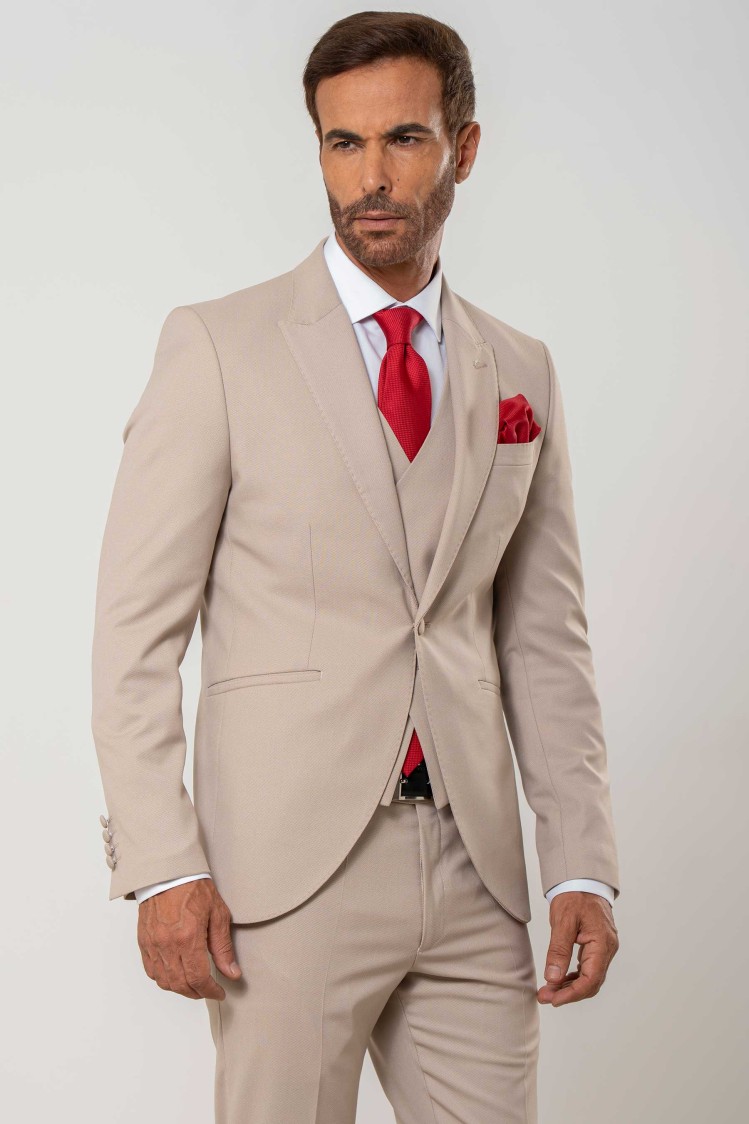 Traje de ceremonia elástico Slim Fit