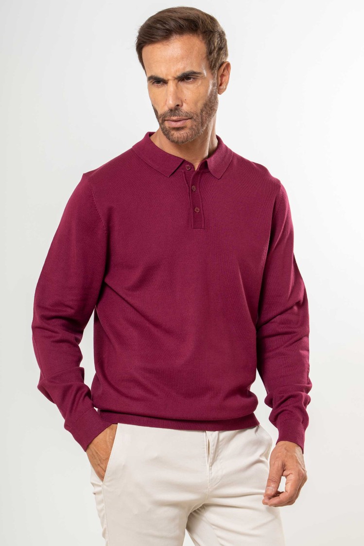Jersey de punto tipo polo