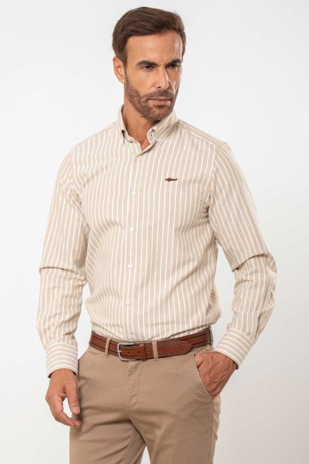 Camisa semientallada listas... 2