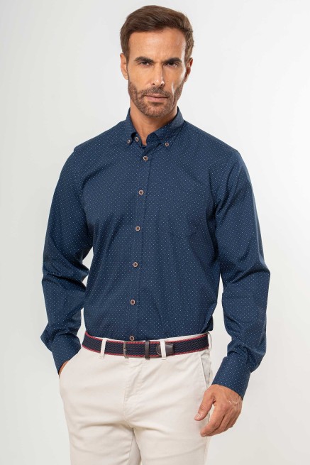 Camisa semientallada...