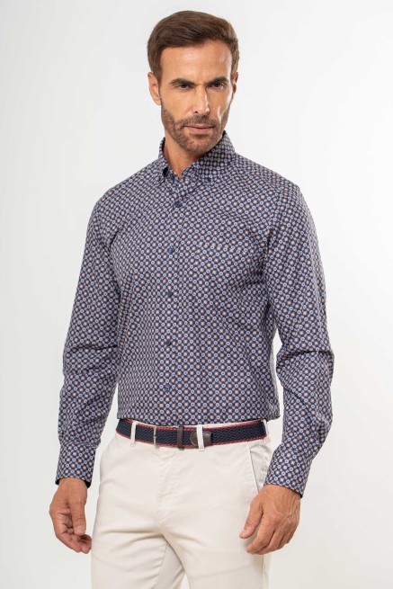 Camisa semientallada...